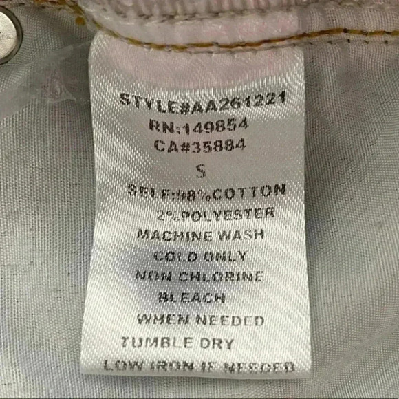 Sadie & Sage Jean Skirt Mini A-Line Raw Hem Light Blue Denim Size  Small - Picture 10 of 15